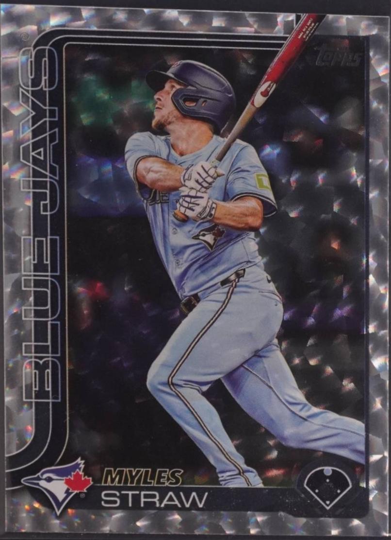 Myles Straw [Silver Crackle Foil] #US340