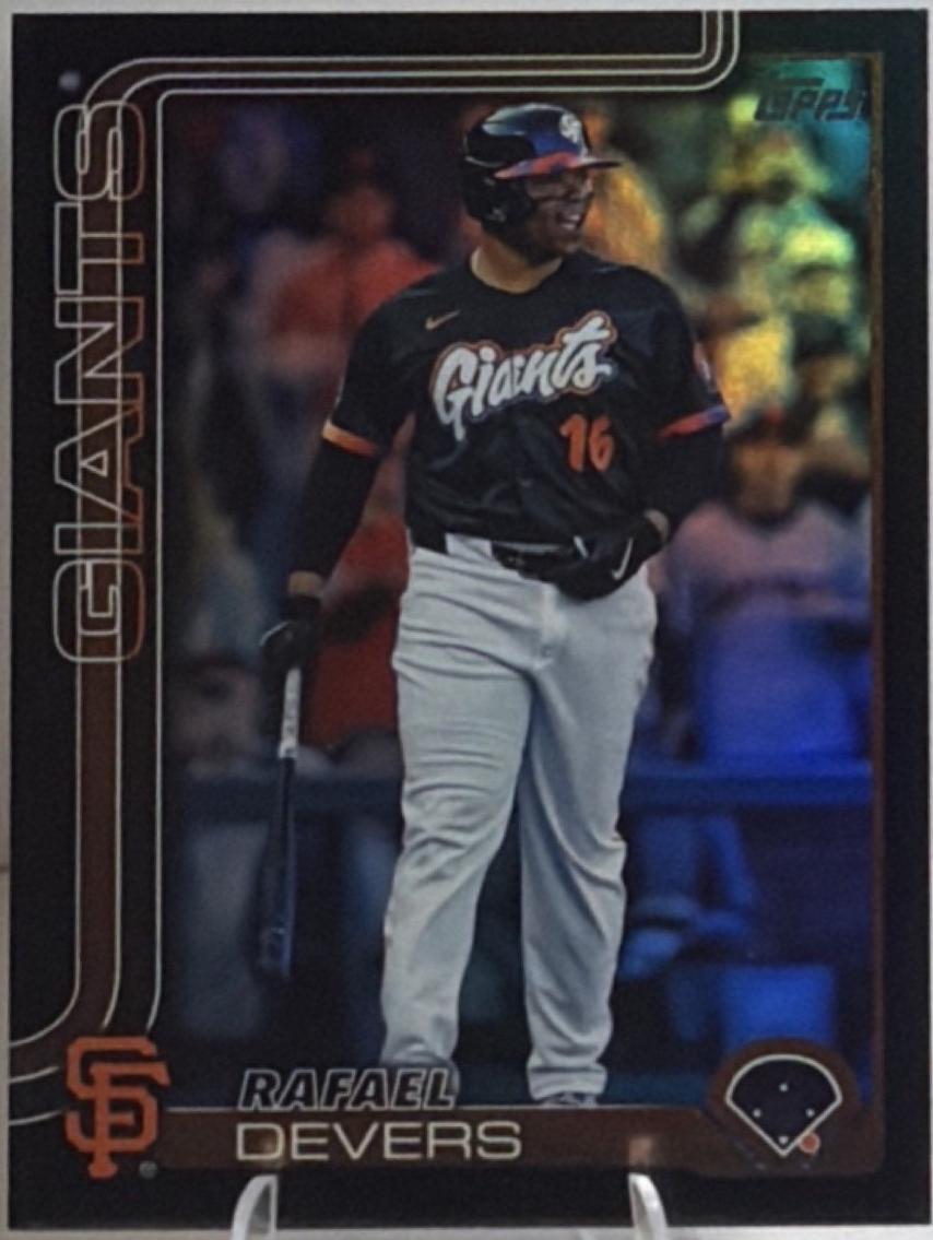Rafael Devers [Black Rainbow Foil] #US300