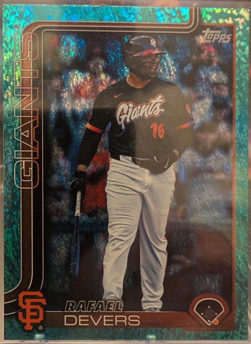 Rafael Devers [Holo Aqua Foil] #US300