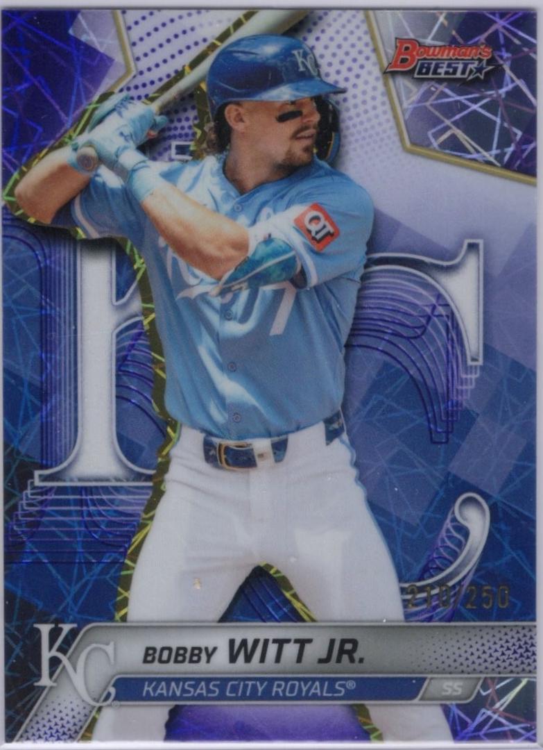 Bobby Witt Jr. [Purple Lazer Refractor] #69