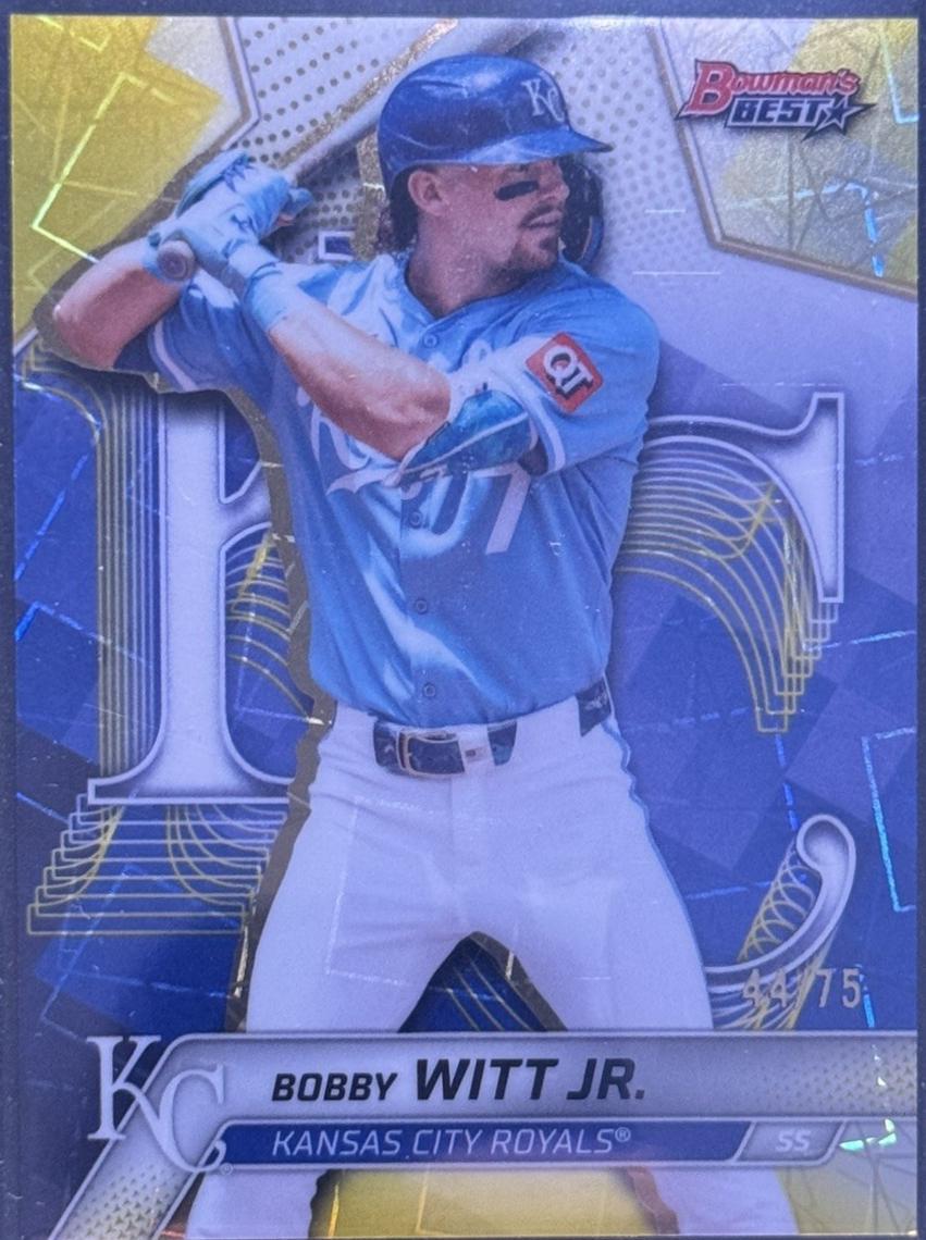 Bobby Witt Jr. [Yellow Lazer Refractor] #69