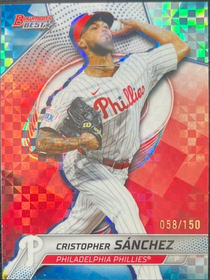 Cristopher Sanchez [Blue X-Fractor] #67