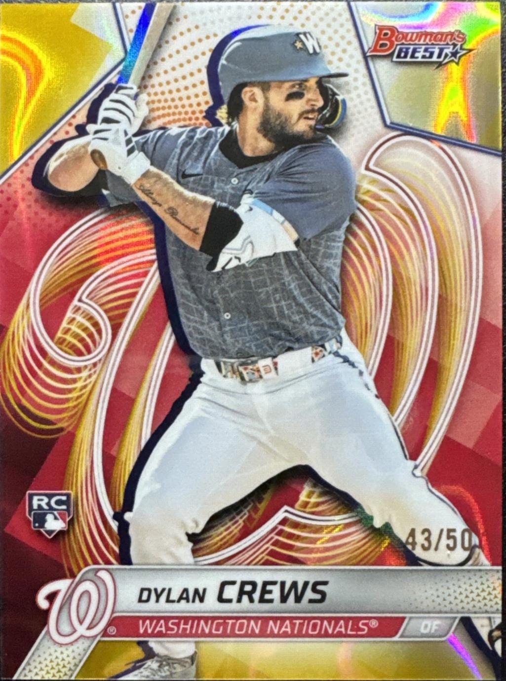 Dylan Crews [Gold Lava Refractor] #27