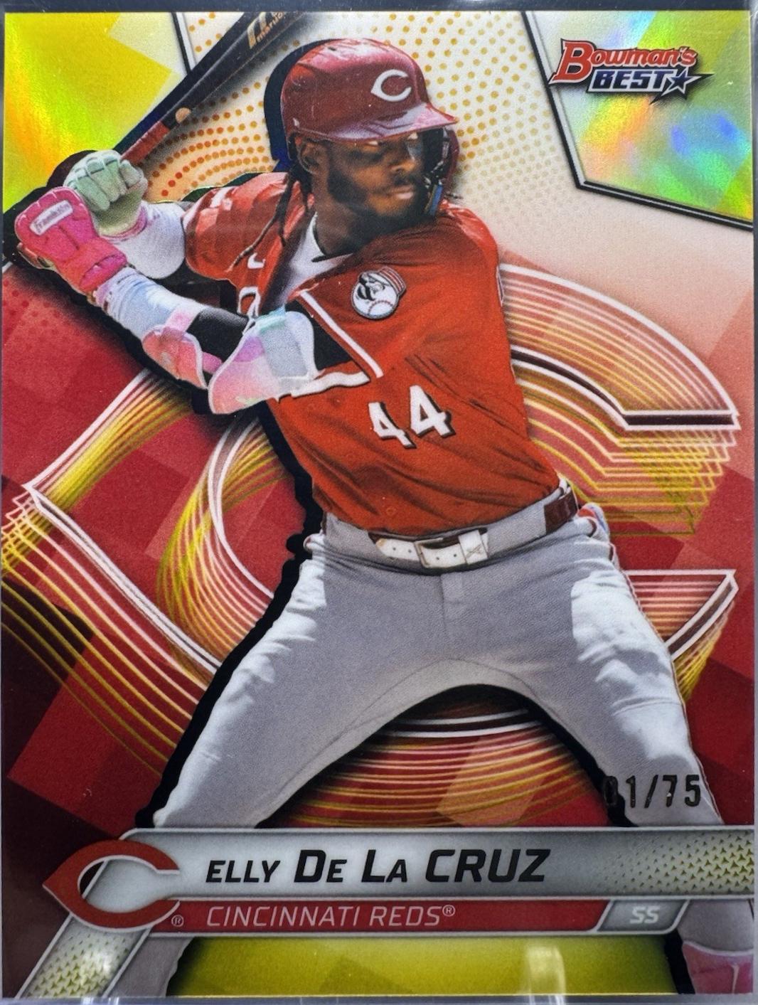 Elly De La Cruz [Yellow Refractor] #37
