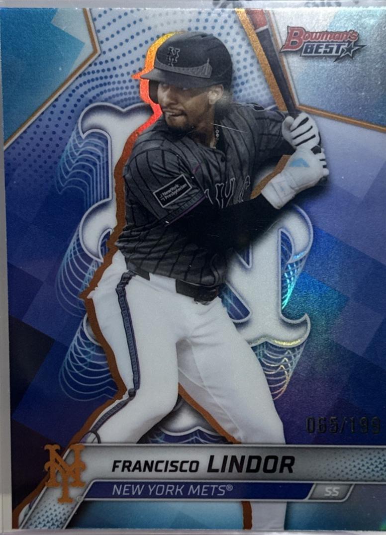 Francisco Lindor [Blue Refractor] #58