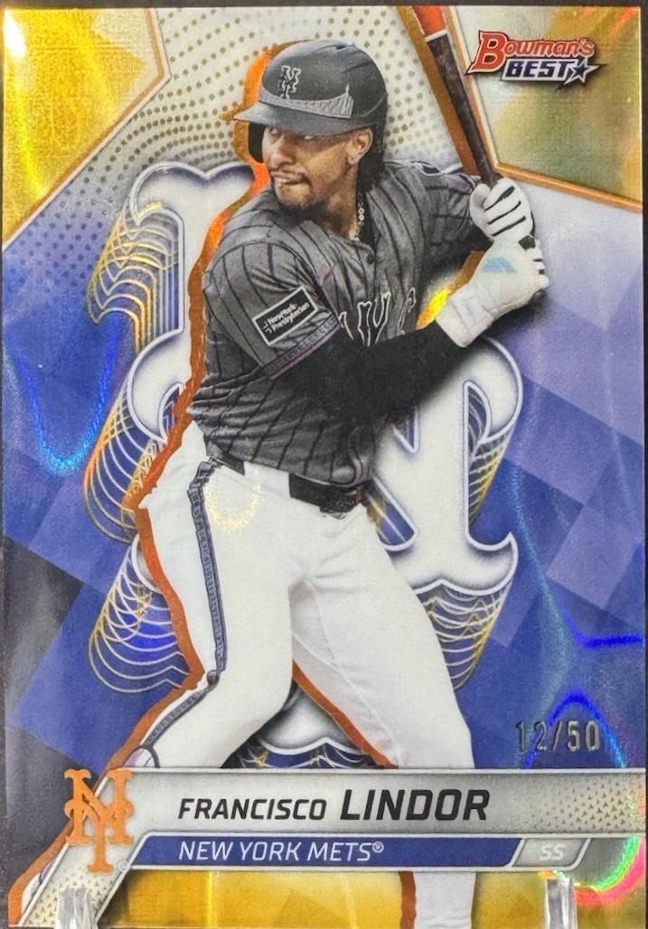 Francisco Lindor [Gold Refractor] #58