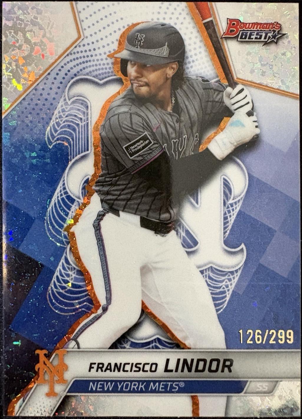Francisco Lindor [Mini-Diamond Refractor] #58
