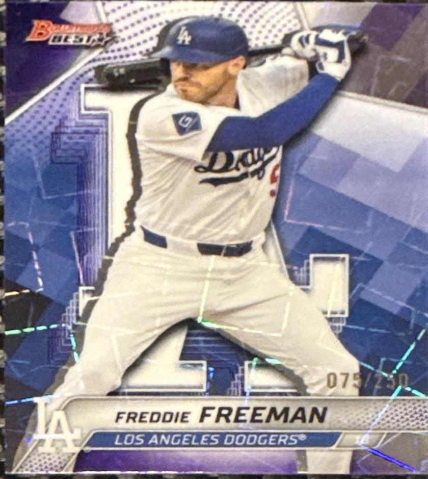 Freddie Freeman [Purple Refractor] #52