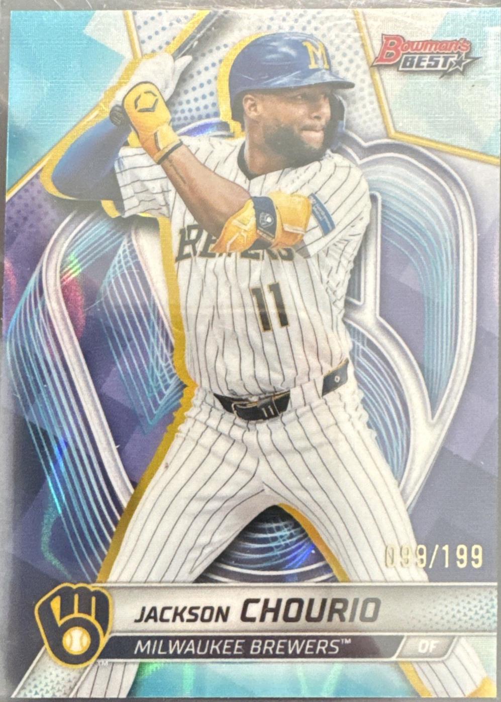 Jackson Chourio [Aqua Lava Refractor] #10