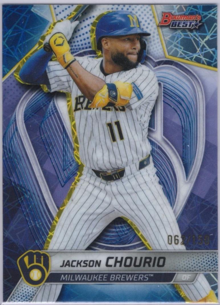 Jackson Chourio [Blue Lazer Refractor] #10