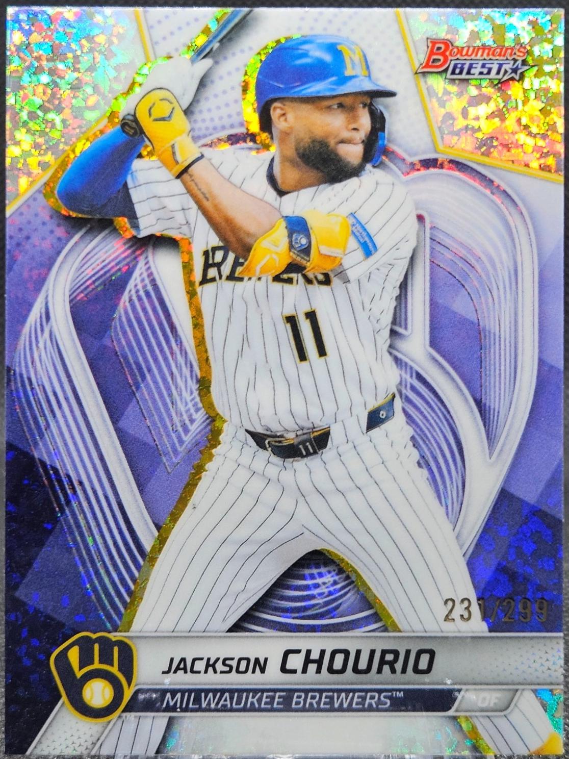 Jackson Chourio [Mini-Diamond Refractor] #10