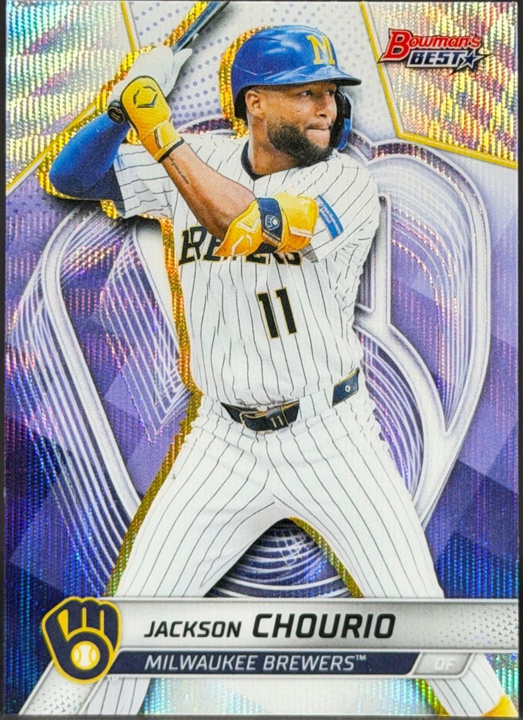 Jackson Chourio [Wave Refractor] #10