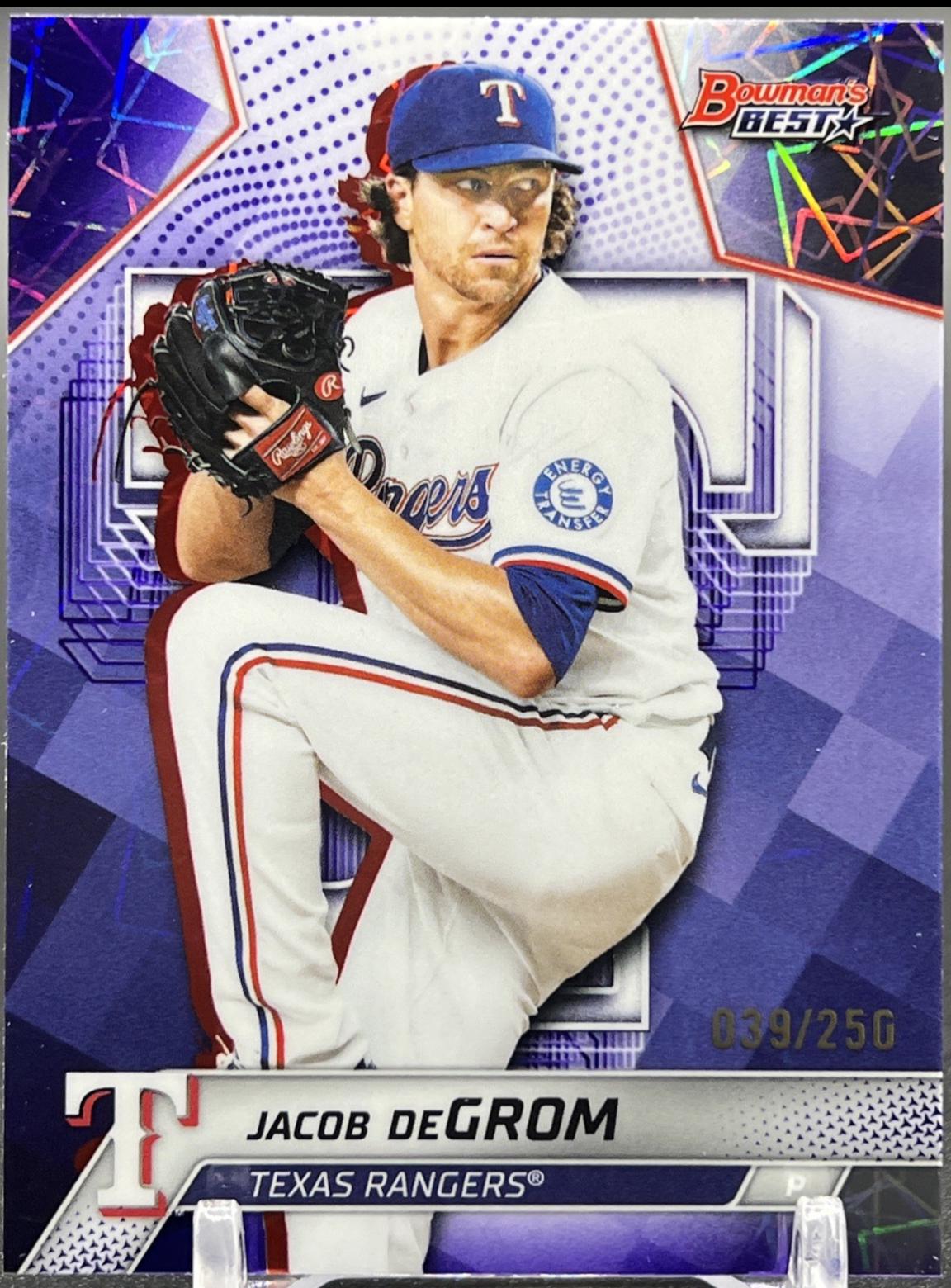 Jacob deGrom [Purple Lazer Refractor] #57