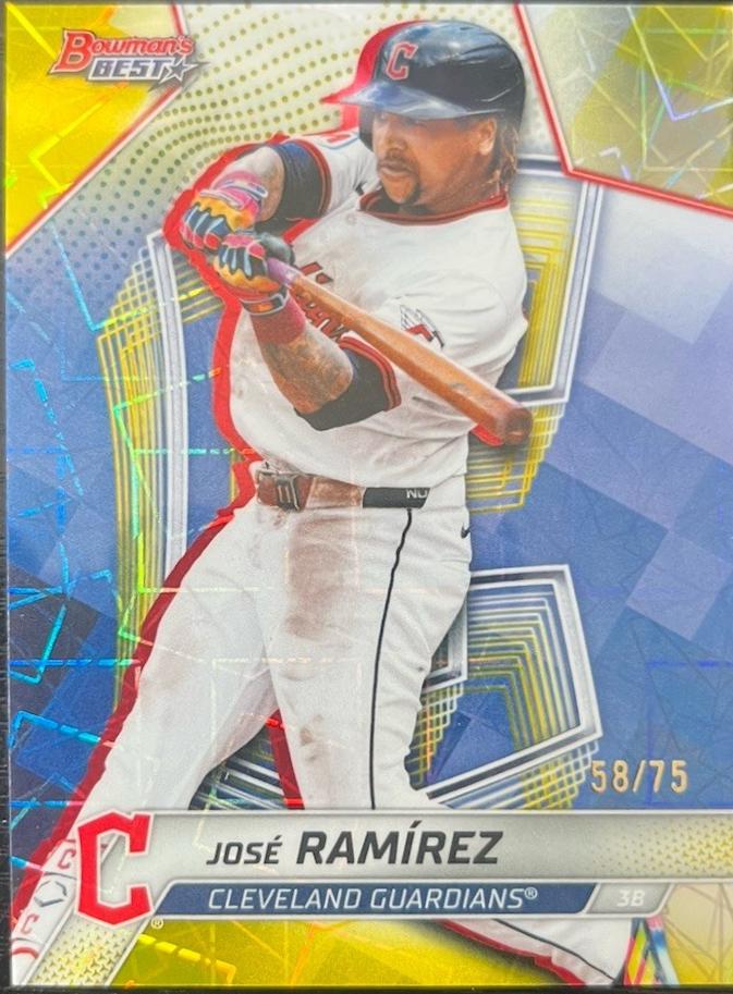 Jose Ramirez [Yellow Lazer Refractor] #14