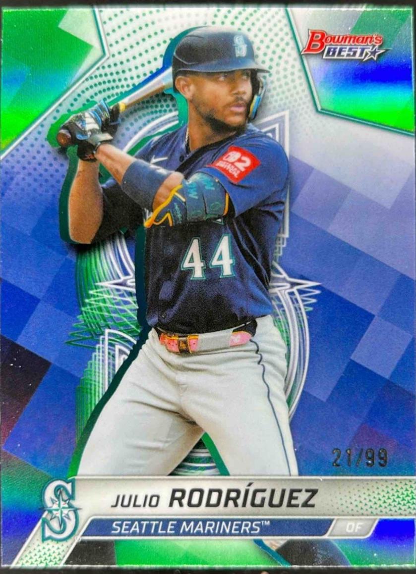 Julio Rodriguez [Green Refractor] #49