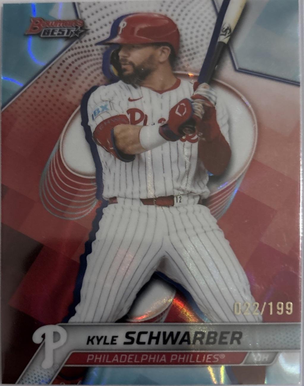 Kyle Schwarber [Aqua Lava Refractor] #56