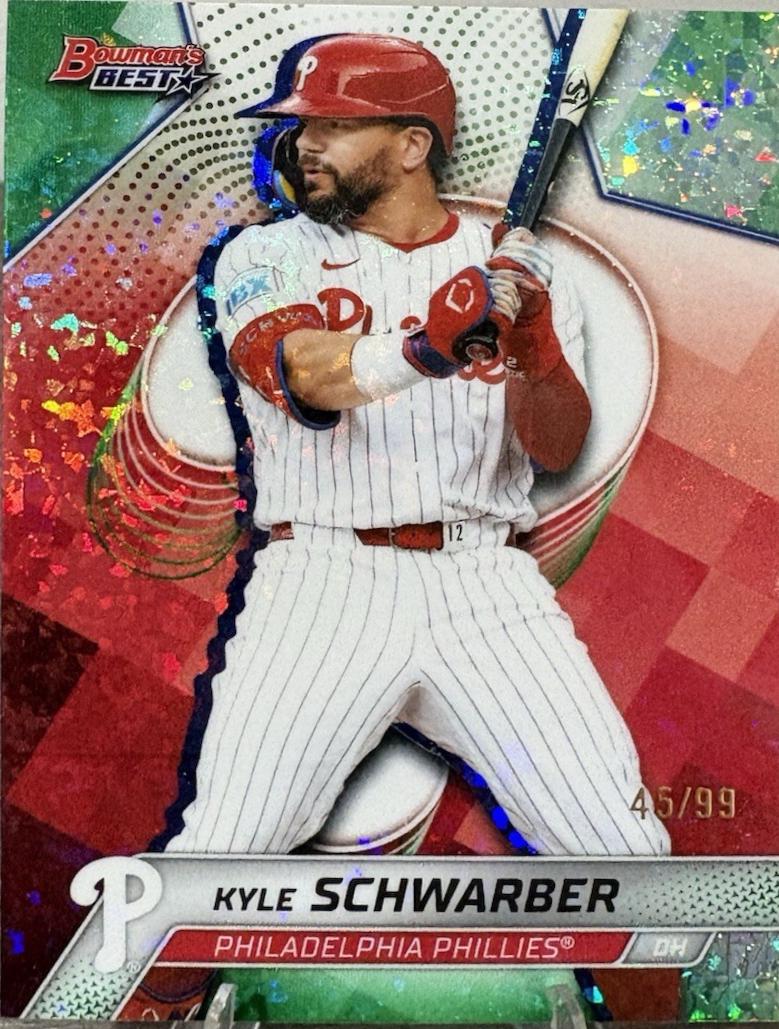Kyle Schwarber [Green Refractor] #56