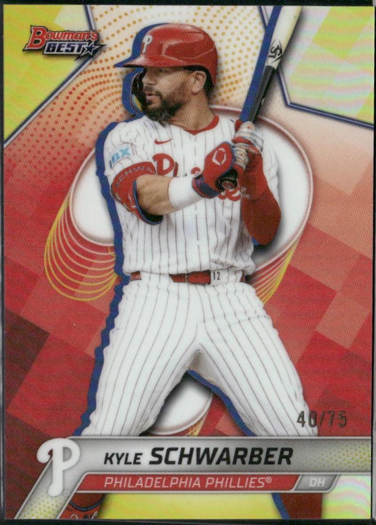 Kyle Schwarber [Yellow Refractor] #56