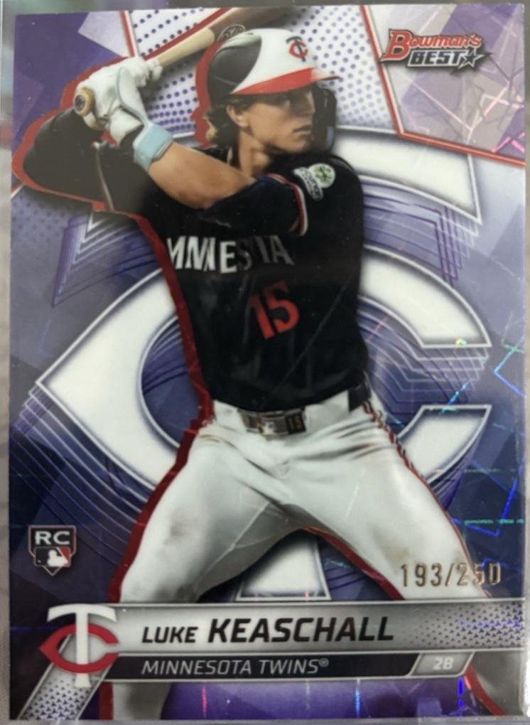 Luke Keaschall [Purple Lazer Refractor] #70