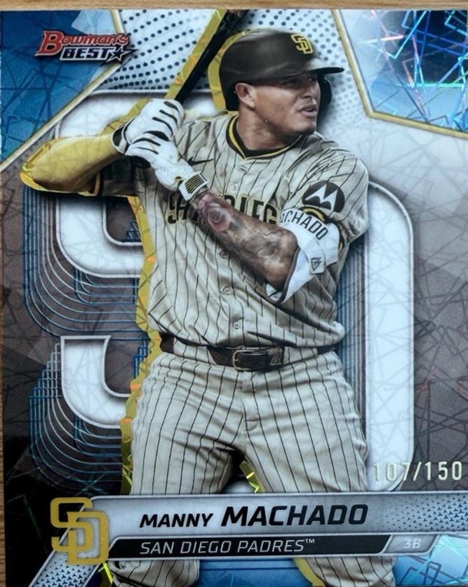 Manny Machado [Blue Refractor] #6