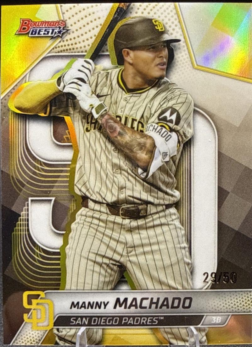 Manny Machado [Gold Refractor] #6
