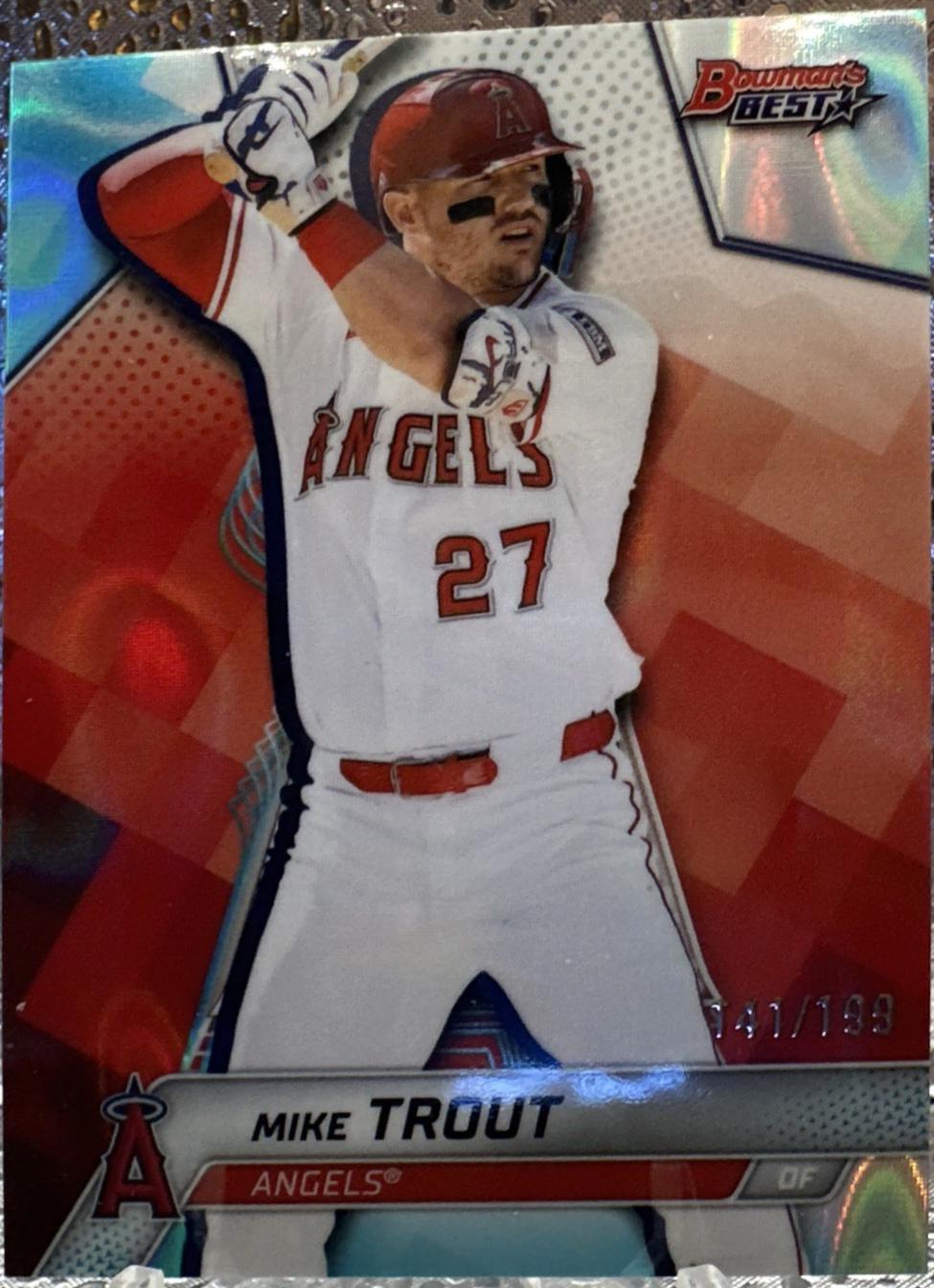 Mike Trout [Aqua Lava Refractor] #26