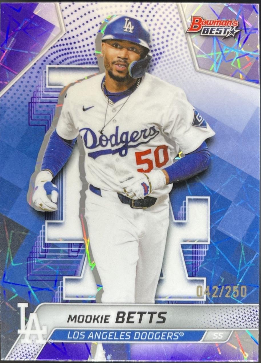 Mookie Betts [Purple Lazer Refractor] #64