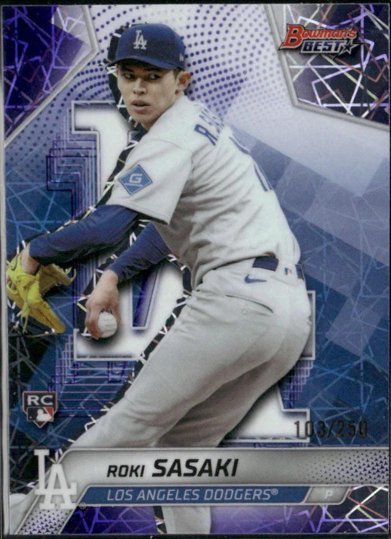Roki Sasaki [Purple Lazer Refractor] #18