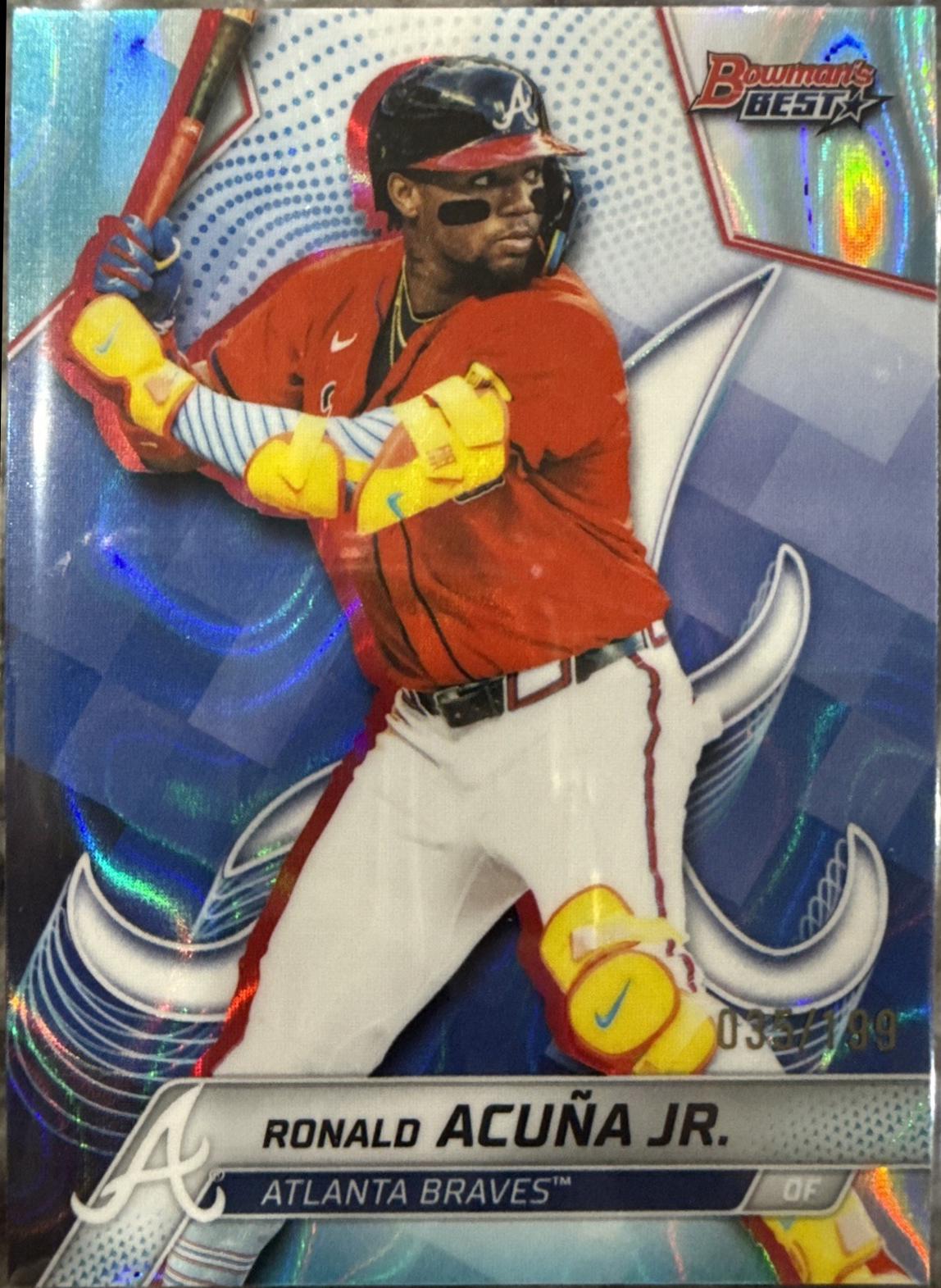 Ronald Acuna Jr. [Aqua Lava Refractor] #13