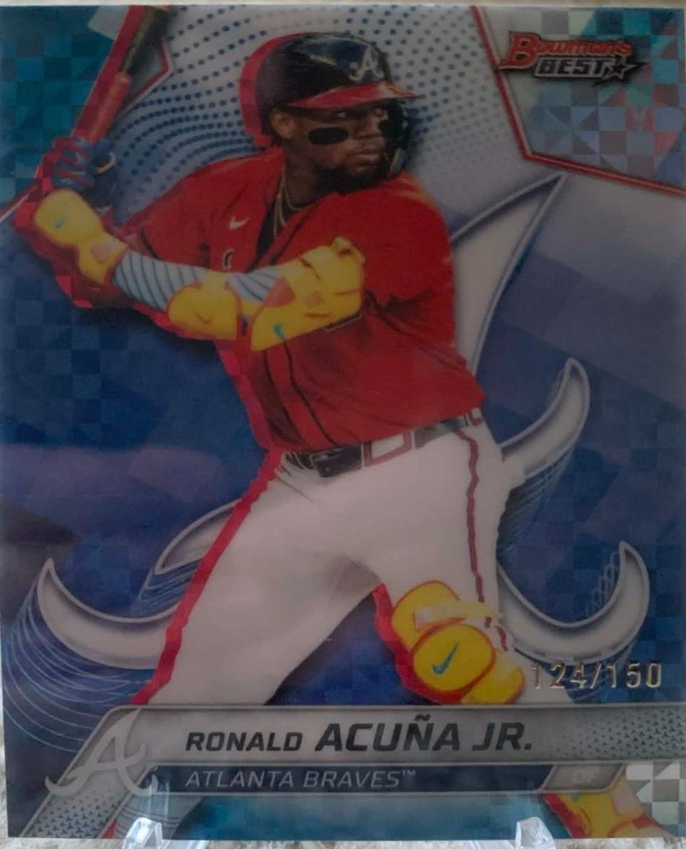 Ronald Acuna Jr. [Blue X-Fractor] #13
