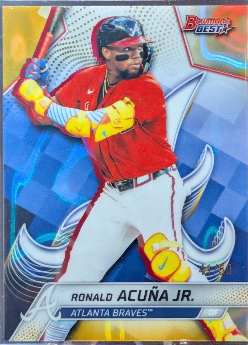 Ronald Acuna Jr. [Gold Lava Refractor] #13