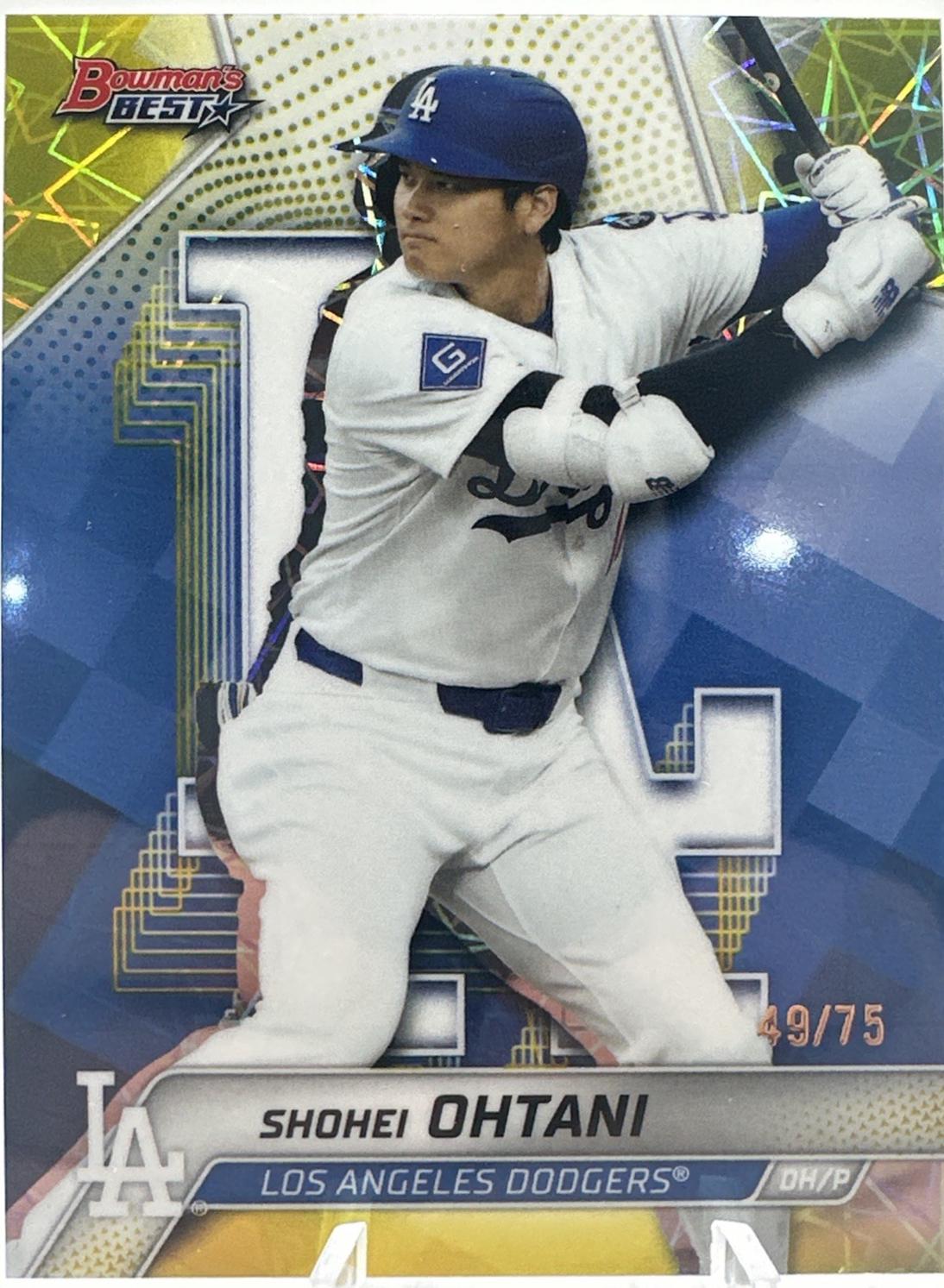 Shohei Ohtani [Yellow Lazer Refractor] #46