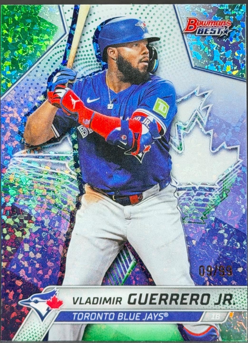 Vladimir Guerrero Jr. [Green Mini-Diamond Refractor] #22