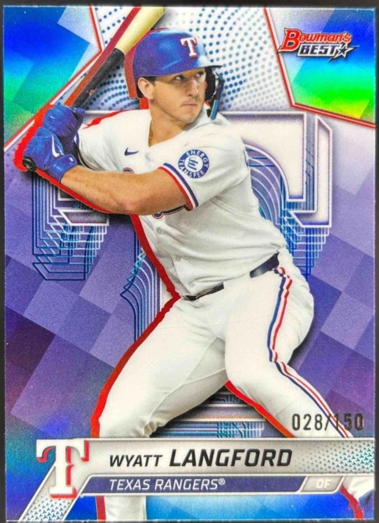 Wyatt Langford [Blue Refractor] #63