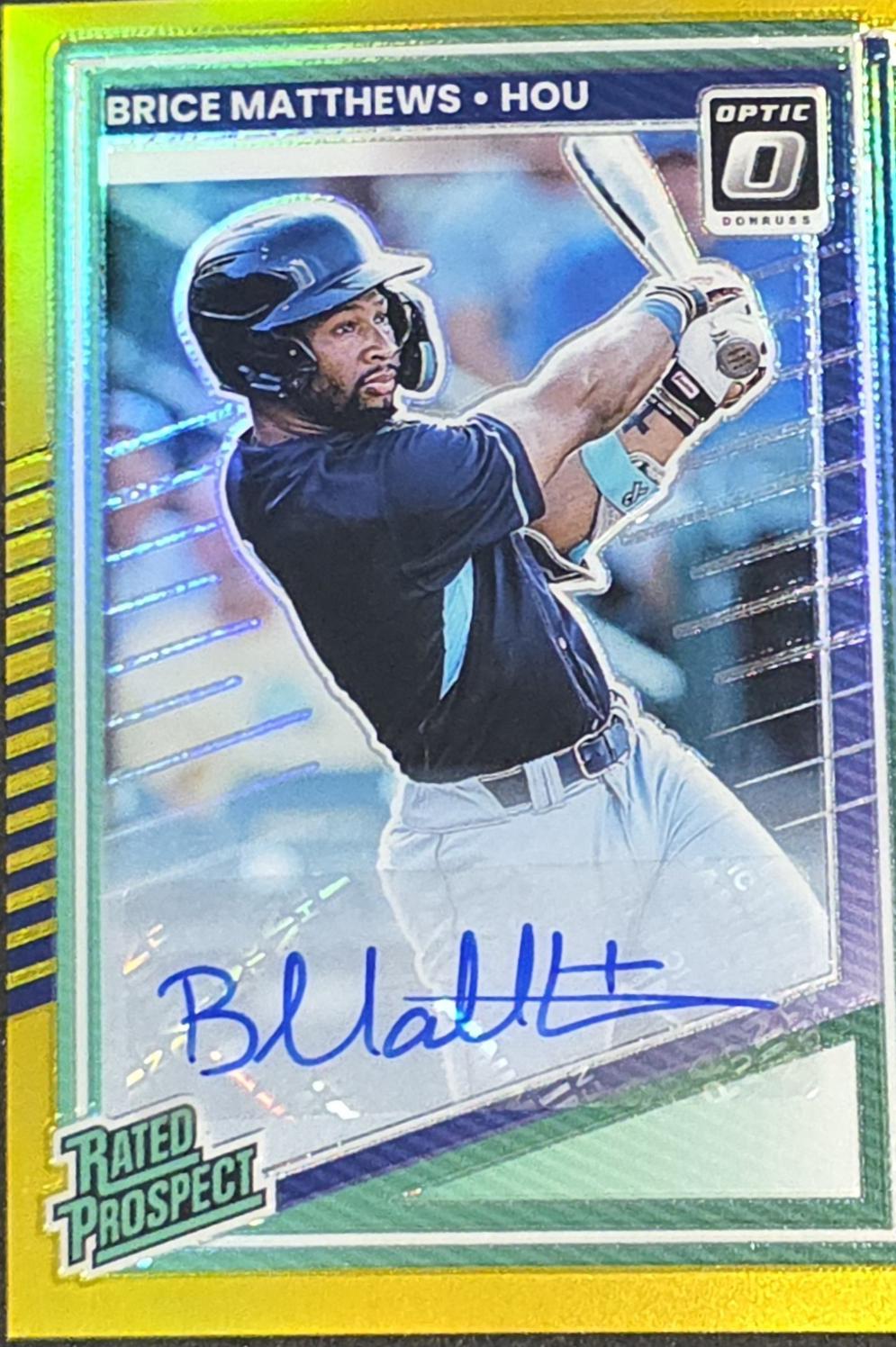 Brice Matthews [Gold Optic Signature] #153