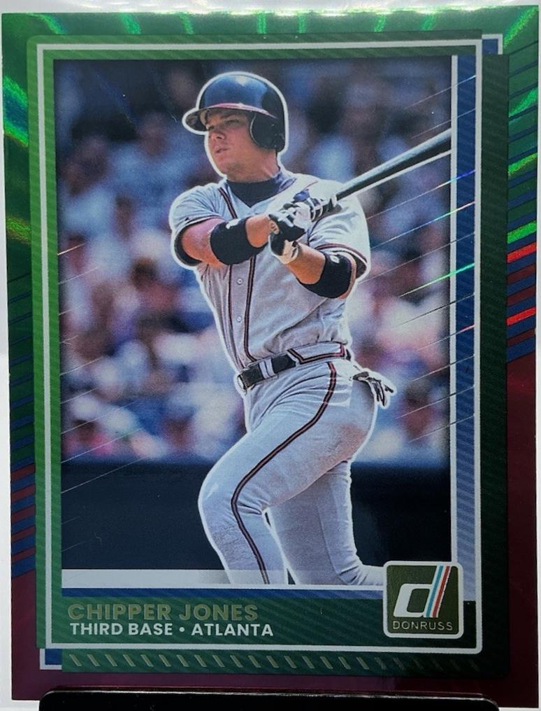 Chipper Jones [Red Green Laser] #92