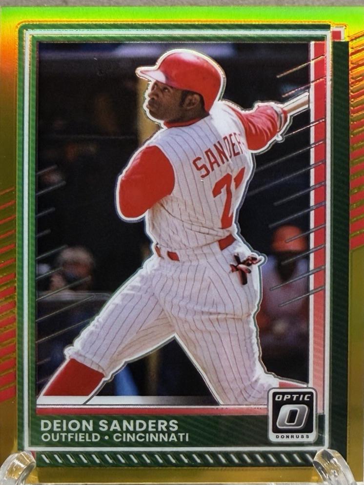 Deion Sanders [Gold Optic] #32