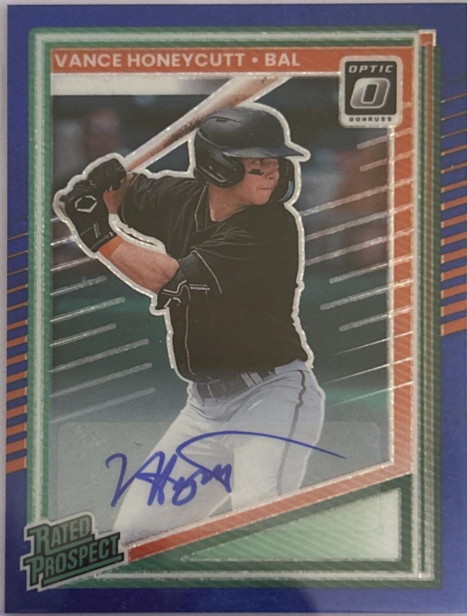 Vance Honeycutt [Blue Glitter Optic Signature] #161
