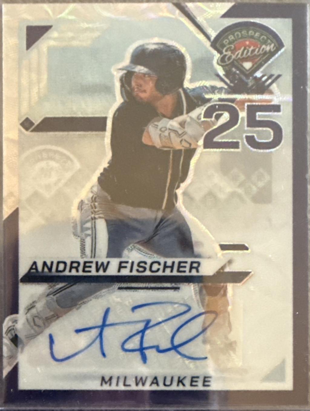Andrew Fischer [Purple Scope Holo Ticket Signature] #114