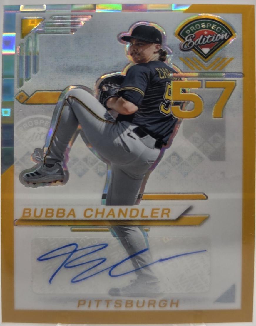 Bubba Chandler [Gold Pandora Holo Ticket Signature] #25