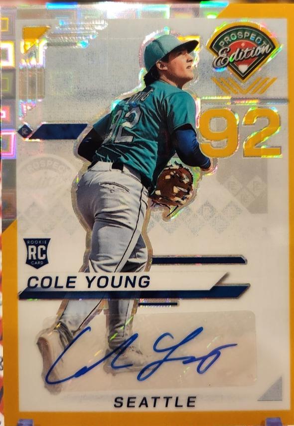 Cole Young [Gold Pandora Holo Ticket Signature] #62