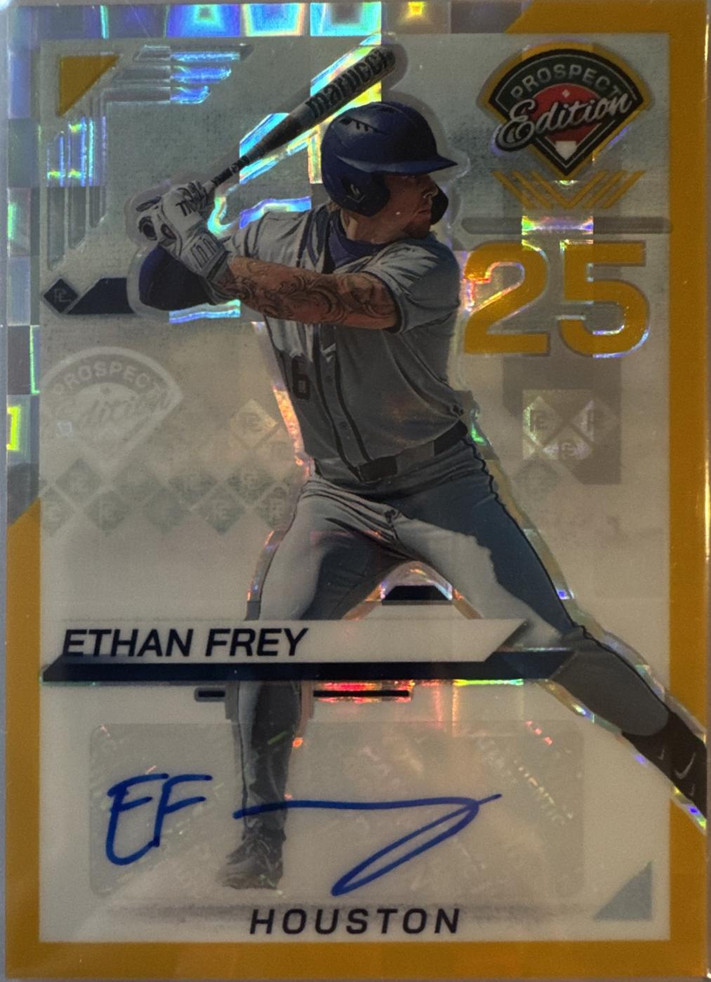 Ethan Frey [Gold Pandora Holo Ticket Signature] #188