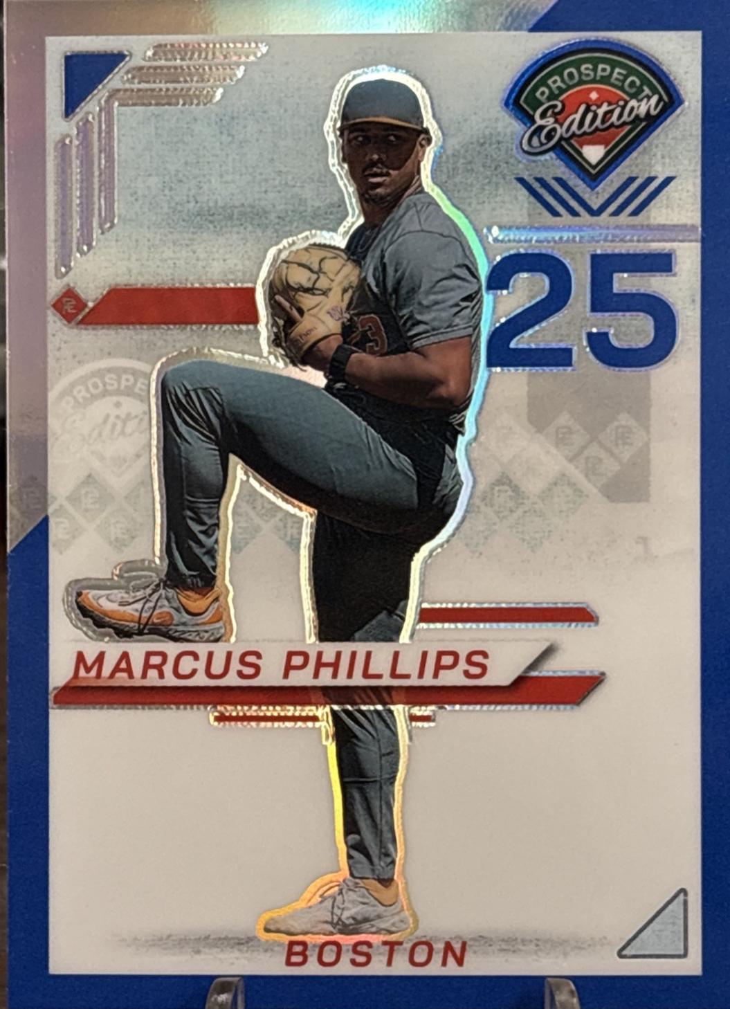 Marcus Phillips [Blue Holo Ticket] #100