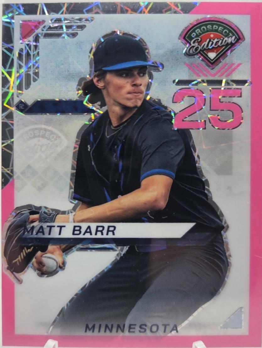 Matt Barr [Pink Velocity Holo Ticket] #120