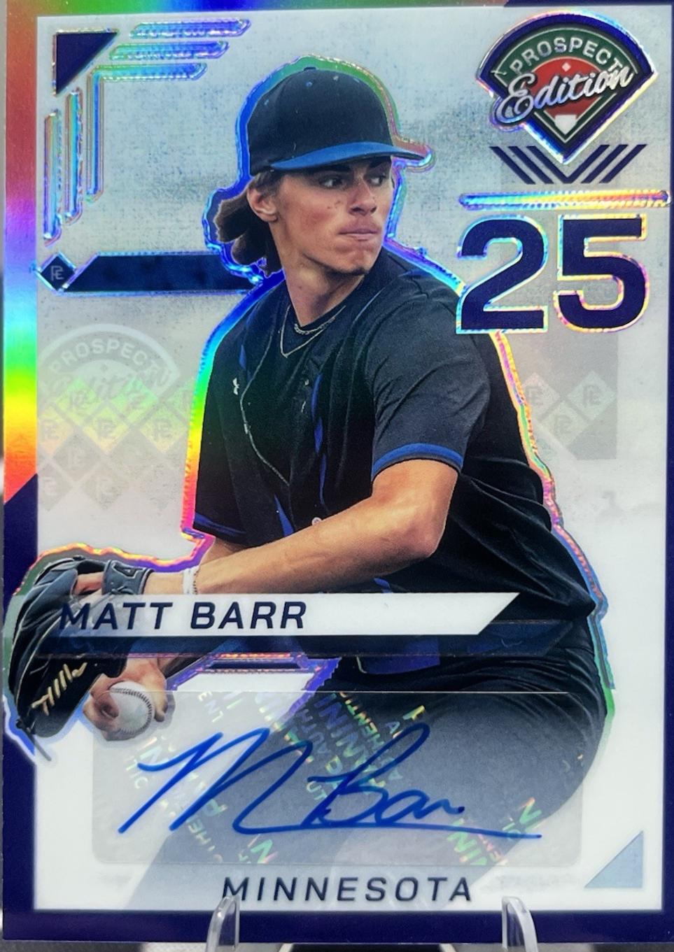 Matt Barr [Purple Holo Ticket Signature] #120