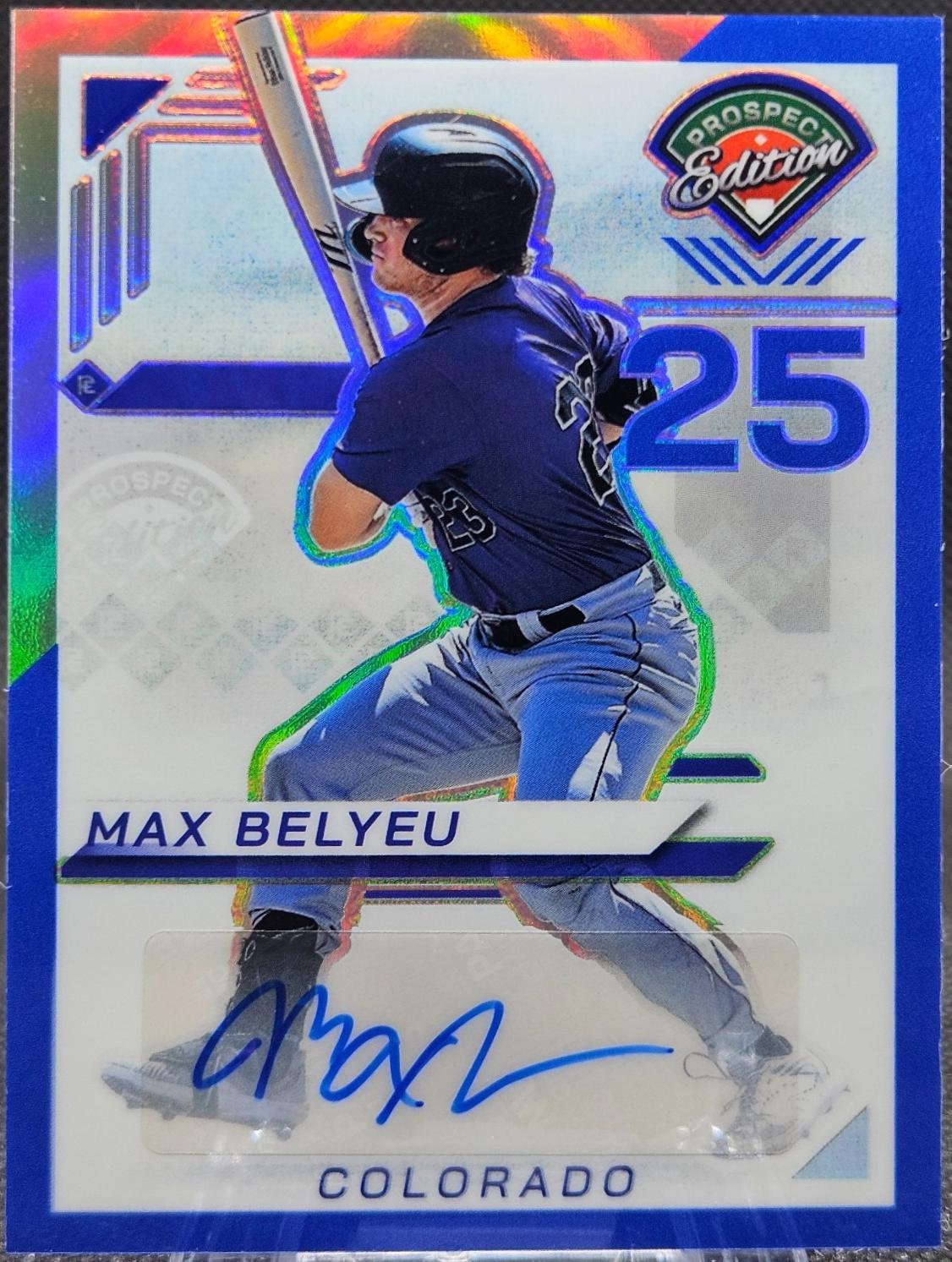 Max Belyeu [Blue Holo Ticket Signature] #186