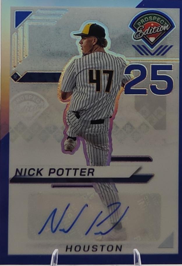 Nick Potter [Blue Holo Ticket Signature] #54