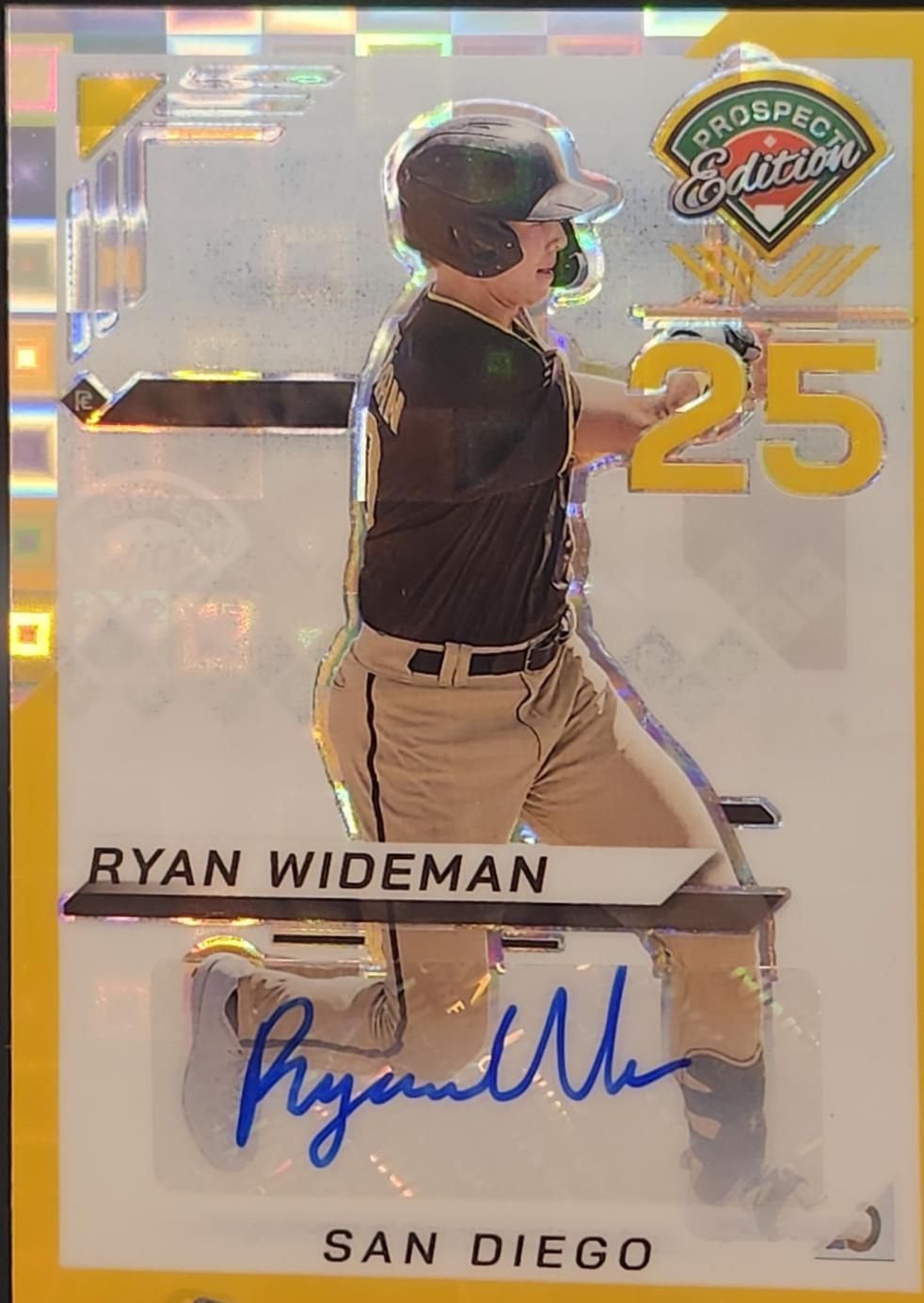 Ryan Wideman [Gold Pandora Holo Ticket Signature] #5