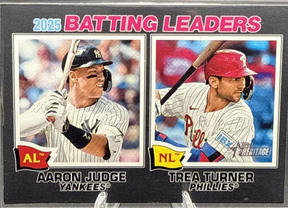Aaron Judge / Trea Turner [Dark Gray Bordered] #1
