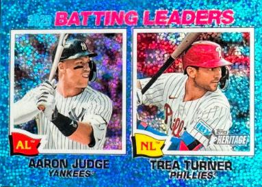 Aaron Judge / Trea Turner [Light Blue Sparkle Chrome] #1